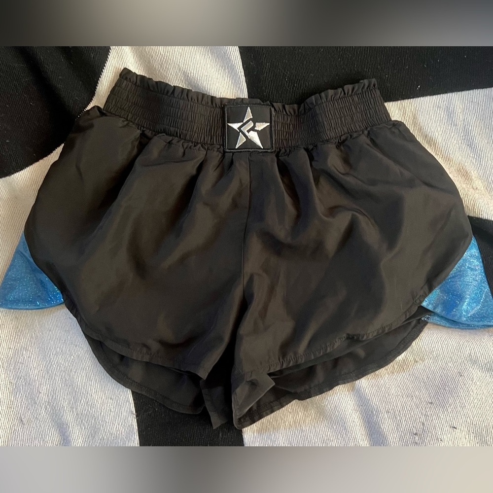 Rebel Athletic AS Black & Blue Shorts